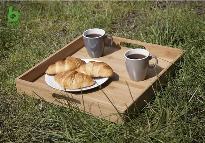 Bo-Camp Bamboo Table Top Tray Furniture