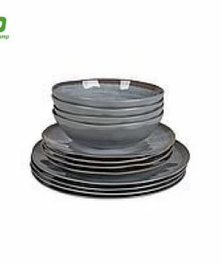 Cooking Bo-Camp Tableware Halo Melamine 12 Pieces For 4 Persons
