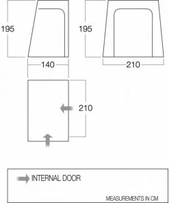 Vango BR001 - Drive Away Awning Bedroom (2022) Inner Tents