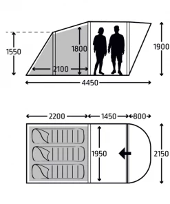 Tents Kampa Brean 3 Air (2022)