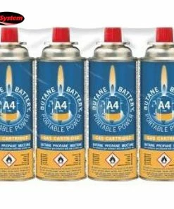 Go System Bright Spark Iso Butane (4 Pack) Fuel & Gas