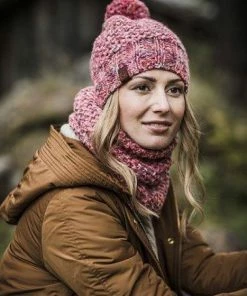 Buff Margo Knitted Bobble Hat Hats