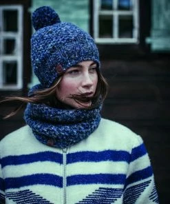 Buff Margo Knitted Bobble Hat Hats