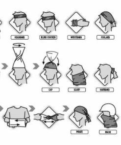 Buff Multifunctional Polar Tubular Face Masks