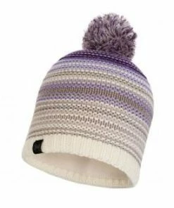 Buff Neper Knitted Bobble Hat