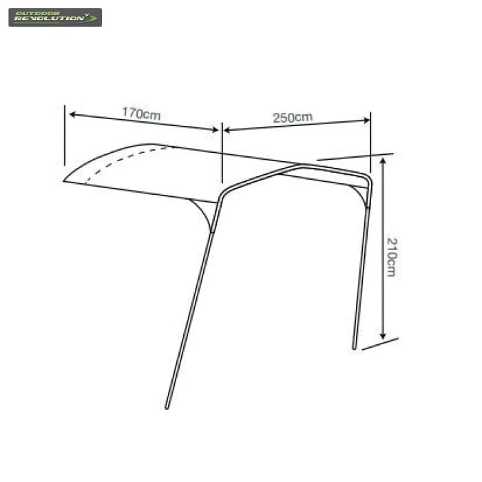 Outdoor Revolution Camp Star Sun Canopy (500XL, 600, 1200) (2022) Tent Accessories