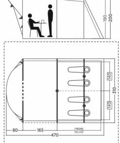 Coleman Weathermaster 4 Air BlackOut (2022) Tents