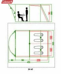 Tents Coleman Castle Pines 4 Blackout (2022)