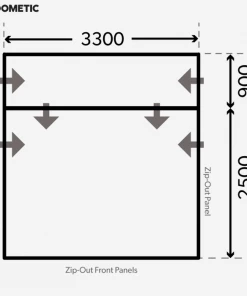 Awnings Dometic Rally Air Pro 330 Drivewaway Awning