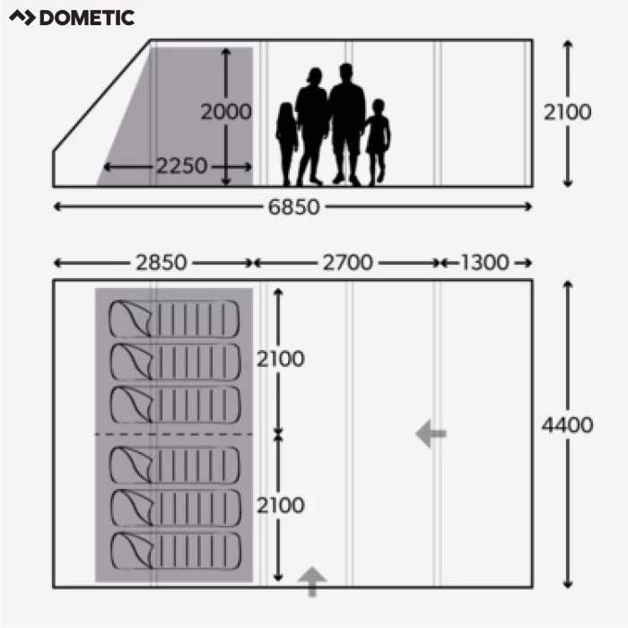 Tents Dometic Rarotonga FTT 601
