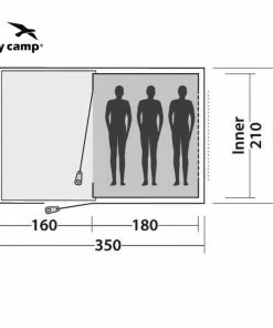 Easy Camp Galaxy 300 Tent Rustic Green (2022) Tents