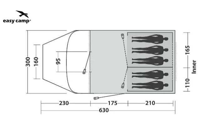 Easy Camp Palmdale 500 Lux (2022) Tents
