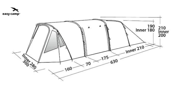 Easy Camp Palmdale 500 Lux (2022) Tents