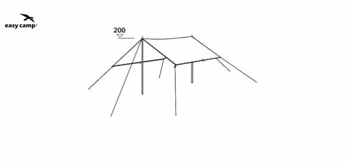 Easy Camp Tarp 4x4 (2022) Shelters & Tarps