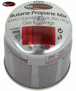 Go System 190g Pierceable Butane/Propane Mix Gas Cartridge