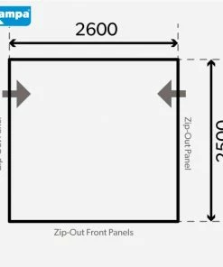 Kampa Dometic Rally Air Pro 260 S Awning