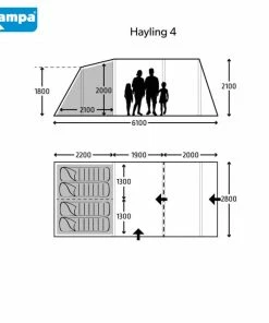 Kampa Hayling 4 Air Classic