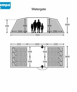 Tents Kampa Watergate 8 Poled