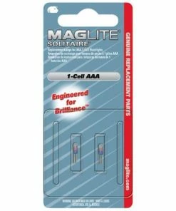 Maglite - Solitare 1 Cell AAA Replacement Lamps X 2 Lighting