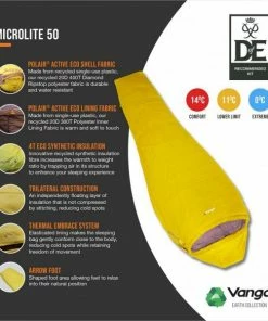 Sleeping Bags Vango Microlite 50 Sleeping Bag Blazing Yellow