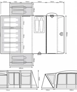 Outdoor Revolution Airedale 9.0 DSE Air Tent (2022) Tents