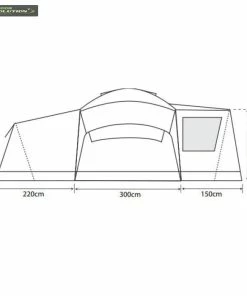 Tents Outdoor Revolution Camp Star 1200 Air Tent Package (2022)