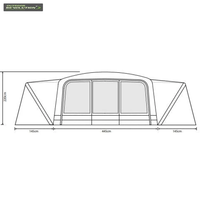 Outdoor Revolution Kalahari PC 9.0 DSE Air Tent (2022) Tents