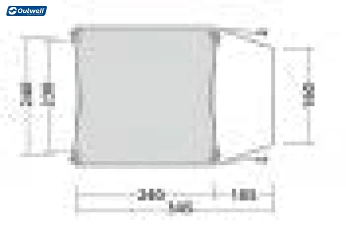 Awnings Outwell Beachcrest Drive Away Awning (2022)