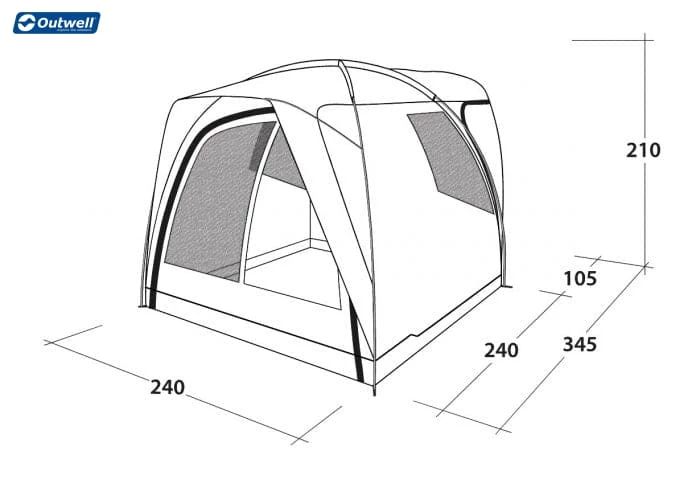 Awnings Outwell Beachcrest Drive Away Awning (2022)