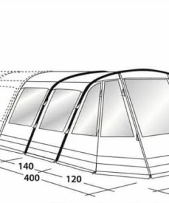 Outwell Hornet 6SA Smart Air Front Awning