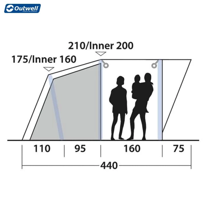 Outwell Lindale 3PA Air Tent (2022) Tents