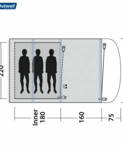 Outwell Lindale 3PA Air Tent (2022) Tents