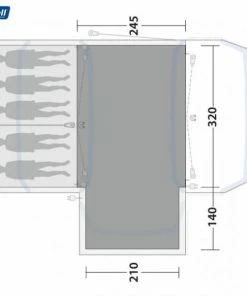 Outwell Oakdale 5PA Flat Woven Carpet Tent Accessories