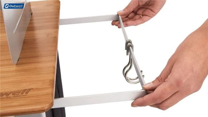 Outwell Padres XL Kitchen Table Unit W/Bamboo Table Top Furniture