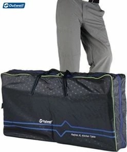 Outwell Padres XL Kitchen Table Unit W/Bamboo Table Top Furniture