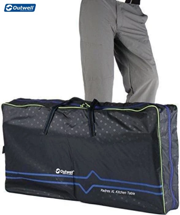 Outwell Padres XL Kitchen Table Unit W/Bamboo Table Top Furniture