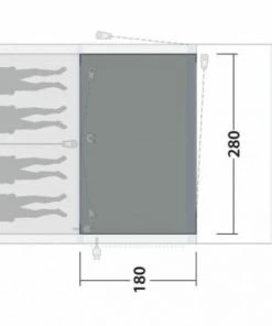 Tent Accessories Outwell Parkdale 4PA Flat Woven Carpet