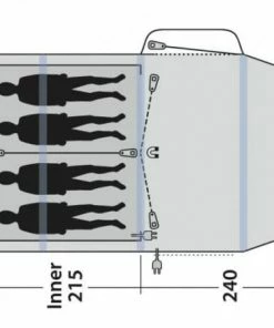 Tents Outwell Rosedale 4 PA
