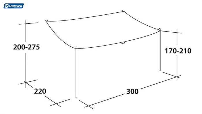 Outwell Sailshade Canopy L Tent Accessories
