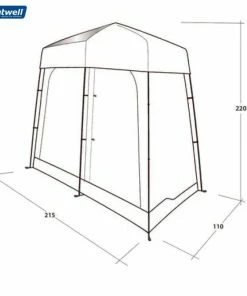 Outwell Seahaven Comfort Station Double (2022) Utility Tents