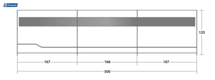 Tent Accessories Outwell Windscreen Elegant Green (2022)