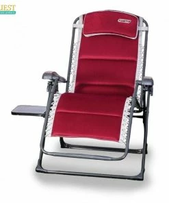 PJ Outdoors Quest Bordeaux Pro Relax XL Chair W/Side Table