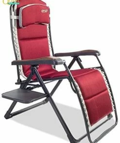 PJ Outdoors Quest Bordeaux Pro Relax XL Chair W/Side Table