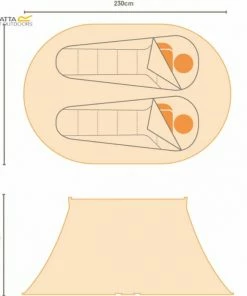 Regatta Malawi 2 Printed Tents