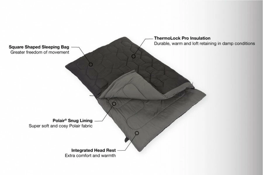 Vango Serenity Superwarm Double Shadow Grey