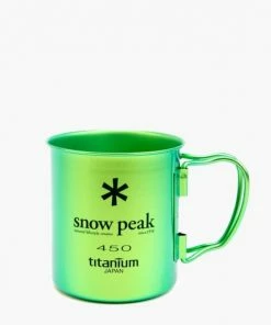 PJ Outdoors Cooking SNOW PEAK Titanium Single Wall Coloured Mug