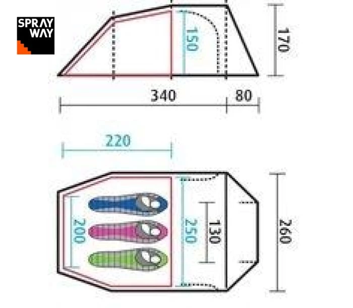 Sprayway Hood River 3 Footprint