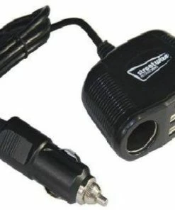 Streetwize 12/24V Twin Sockets With Twin USB Adapters Electrics