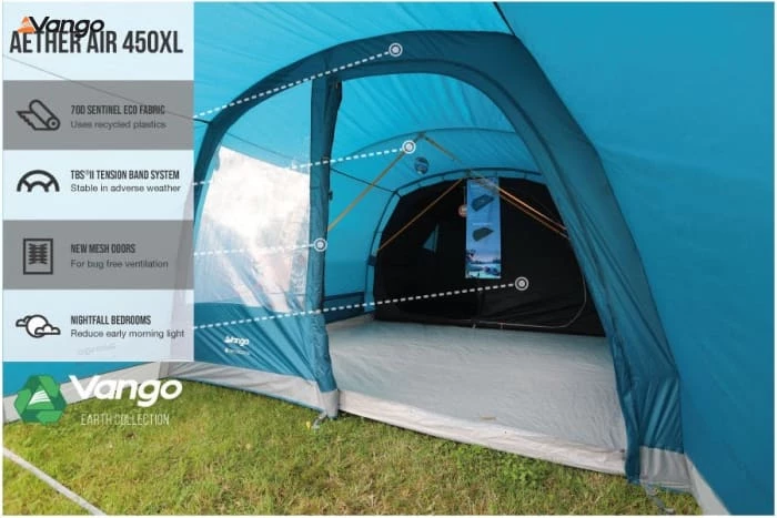 PJ Outdoors Tents Vango Aether Air 450XL (2022)