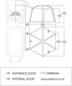 Vango Airhub Hexaway II Tall (2022) Awnings